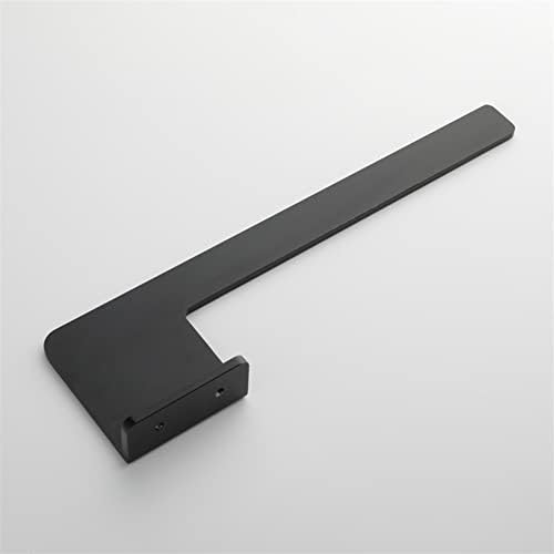 Sturdy Towel Bar Black Aluminum Towel Holder