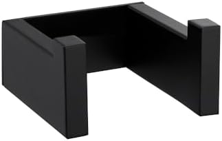 Matte Black wall mount bath towel and toilet paper holder set Durable stainless steel home bathroom hardware kit