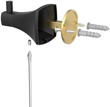 Towel Hook Set of 2 Matte Black Wall Hook for Bathroom Kitchen Bedroom