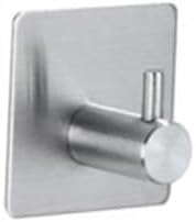 IsolaY Robe Hook Towel Rail Bar Rail Black Stainless Steel Shelf