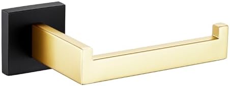 Stainless Steel Wall-Mounted Toilet Paper Holder Matte Black Gold Durable Stylish
