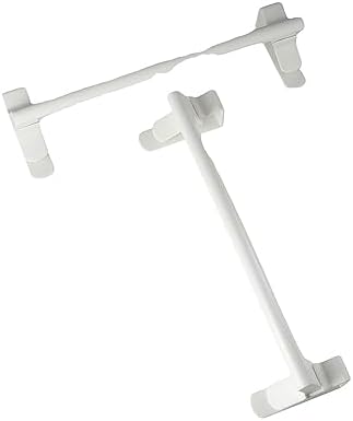 Pokinge2-Piece Over-Door Towel Rail Holder Space-Saving Durable towel Organizer for Bathrooms Kitchens