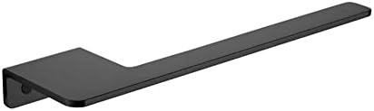 Sturdy Towel Bar Black Aluminum Towel Holder