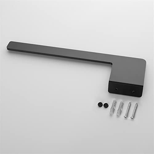 Sturdy Towel Bar Black Aluminum Towel Holder