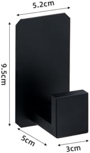 IsolaY Black No Drilling Bathroom Hardware Set