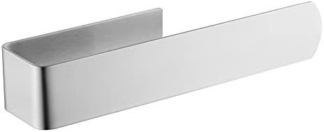 Sturdy Towel Bar with Brushed Stainless Steel Self-Adhesive Wall-Hanging Towel Holder for Bathroom Kitchen Use