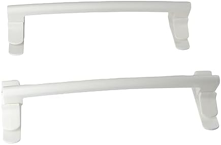 Pokinge2-Piece Over-Door Towel Rail Holder Space-Saving Durable towel Organizer for Bathrooms Kitchens