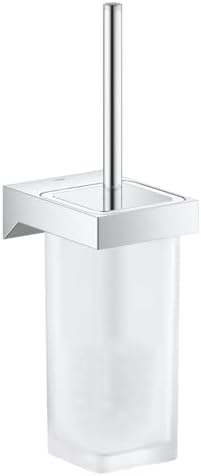 GROHE Selection Cube Toilet Brush Set - Starlight Chrome
