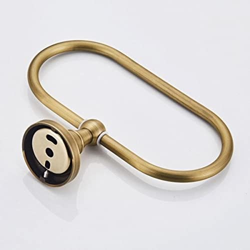 Sturdy Brass Bath Towel Holder for Space-Saving Design