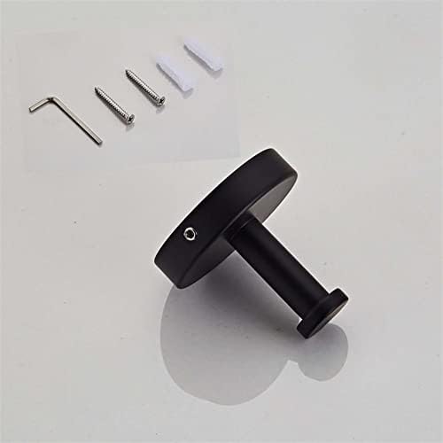 ANNBKA Towel Bar Black Robe Hook Style