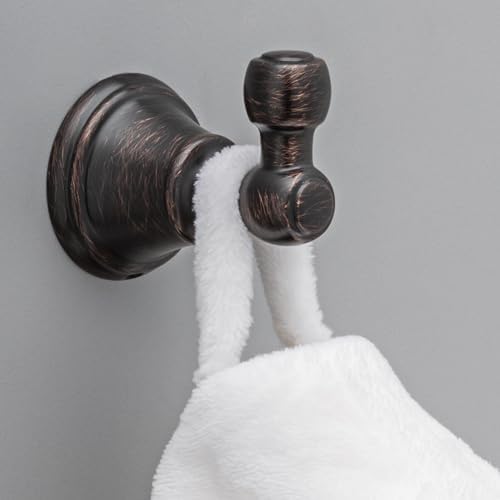 Delta Faucet 73235-RB Woodhurst Towel Hook SpotShield Venetian Bronze Wall-Mounted Design