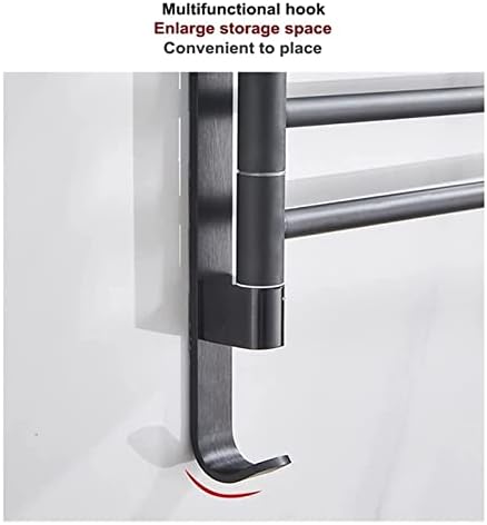 Space Aluminum 3-Bar Towel Rail Enviro-Friendly Easy to Install