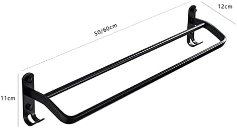 Double Towel Bar GoldWall-MountedRust-Resistant