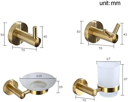 Stylish towel bar set for the bathroom