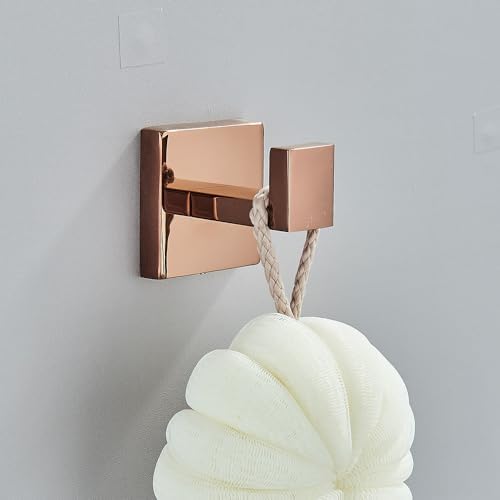 Rose Golden Bath Towel Bar Set