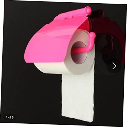 DOITOOL 2Pack Box Toilet Paper Roll Holder Suction Cup Wall-Mounted