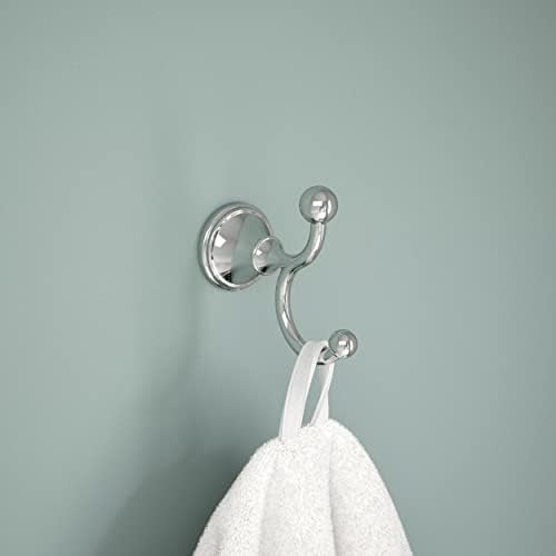 Double Robe Hook Polished Chrome