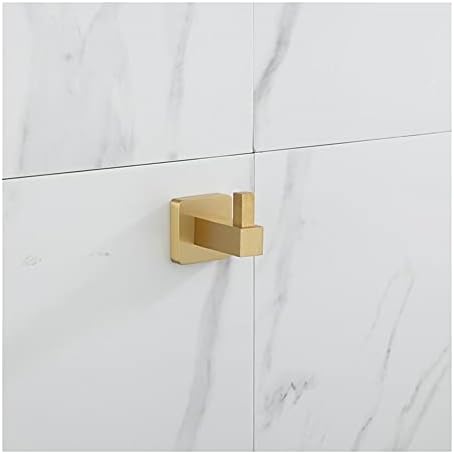 Versatile Towel Rack with Brass Finish