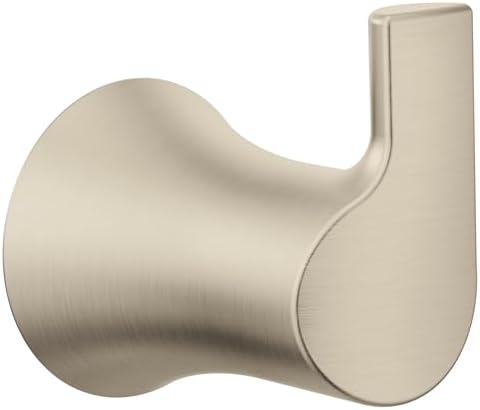 Double Robe Hook Ergonomic Double-Piece Sturdy Design Hassle-Free Installation