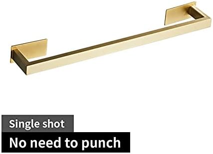 Perfect Towel Rail Single-Shot Brushed Gold