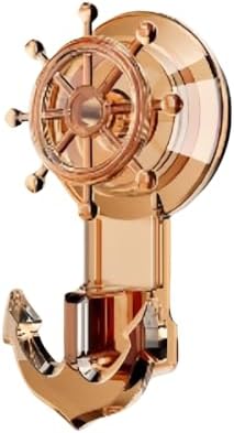 TittarniyaClear Acrylic Towel Glass Shelf Holder No Damage Wall-Mounted 3 Colors Brown