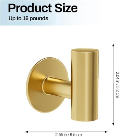 Kruodop Adhesive Towel Hook for Bathroom 4-Piece Set