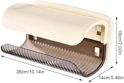 Wall-Mounted Stainless Steel Toilet Holder with Shelf