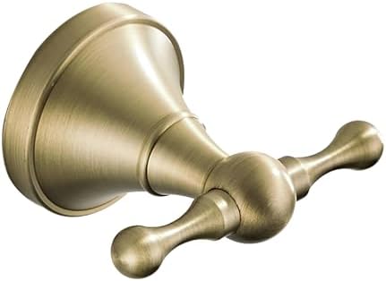 Flybath antique brass coat hook