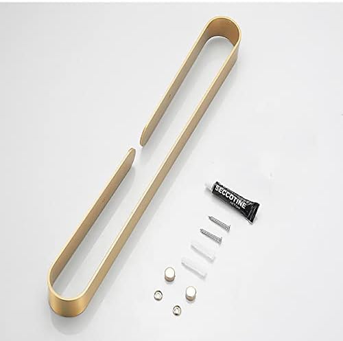 Aesthetic 30cm Gold Towel Bar for Bathroom Safety