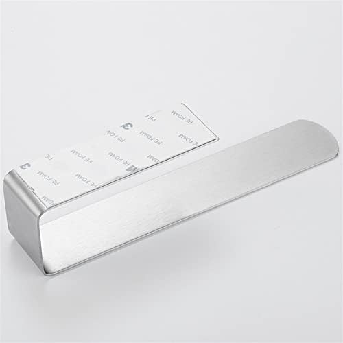 Sturdy Towel Bar with Brushed Stainless Steel Self-Adhesive Wall-Hanging Towel Holder for Bathroom Kitchen Use