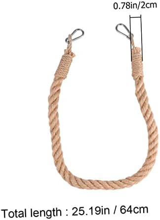 Dont Get Tied Up in the flushed - Jute Rope Towel Holder for Nautical Washrooms