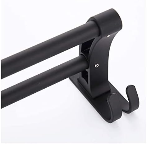Premium 59cm Double Bar Towel Rail Aluminum Wall-Mounted