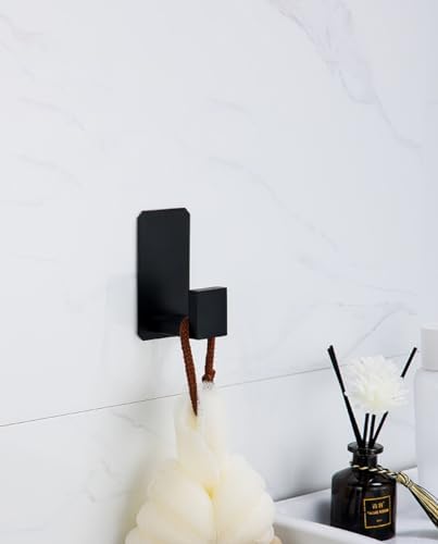 IsolaY Black No Drilling Bathroom Hardware Set