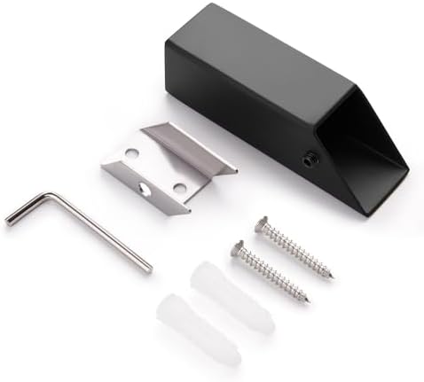 Sturdy Black Towel Robe Hooks