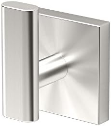Sturdy Sleek Robe Hook in Satin Nickel