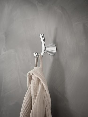 Chrome-Glide Robe Hook Stylish and Functional Design