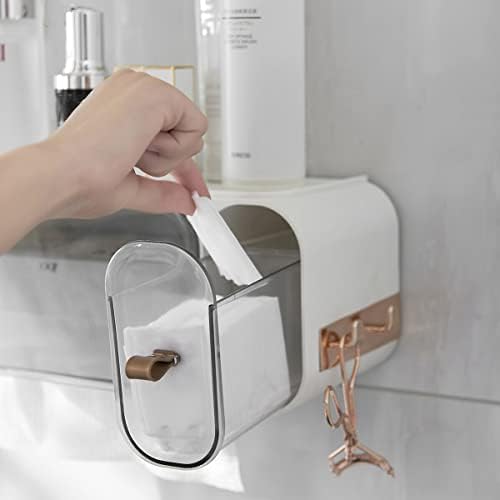 Wall Mounted Toilet Paper Roll Holder Waterproof Durable
