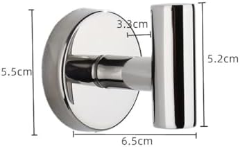 Stainless Steel Towel Rail with Wall Hook TissuePaper Holder Modern Design for Home Bathroom