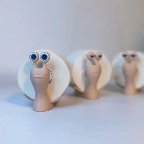 Get creative with Toilet Paper A Funny Sheep-Free Standing Bathroom Holder for Home Decor Snail with Big Eyes 1PCS