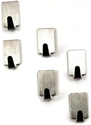 Stainless Steel Towel Hook Set Easy Install 36-Piece for Kitchen and Bathroom