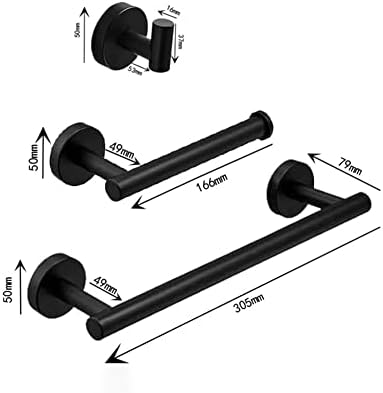 Sturdy Stainless Steel Towel Bar Set for Bathroom