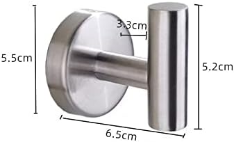 IsolaY Premium Stainless Steel Bath Hook Set for Modern Home Use