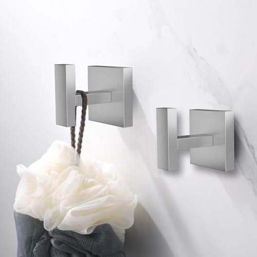Bathroom Towel Hook Set Brushed Nickel Heavy Duty DGYB Store