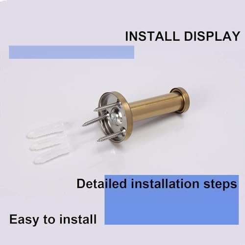 Gold Stainless Steel 10-Piece Bathroom Towel Hook Set with Wall Bracket - Durable for Bathroom Kitchen Bedroom