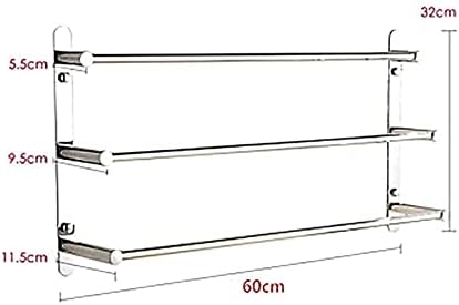 Stainless Steel Towel Rack 3-Shot