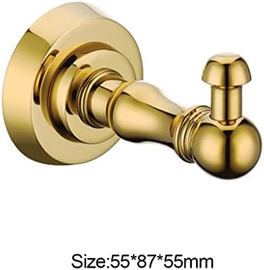 Premium Titanium Gold Bathroom Towel Rack Set Durable Stylish for Any Bathroom
