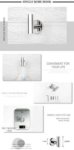 IsolaY Chrome Bathroom hardware set