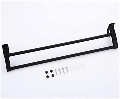 Premium 59cm Double Bar Towel Rail Aluminum Wall-Mounted