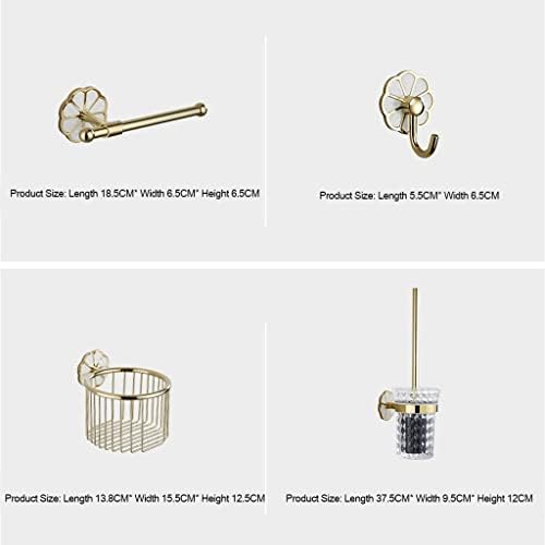 Bathroom Accessory Set - Modern Towel Bar with Storage for Efficient Storage and Stylish Design