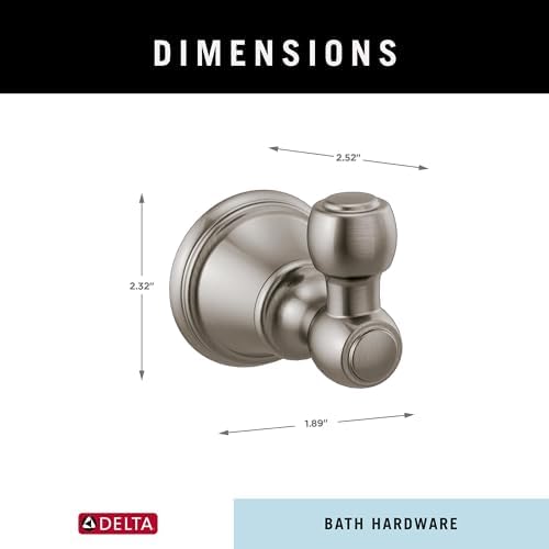 Stainless Steel Towel Hook Premium zinc finish for Home Use